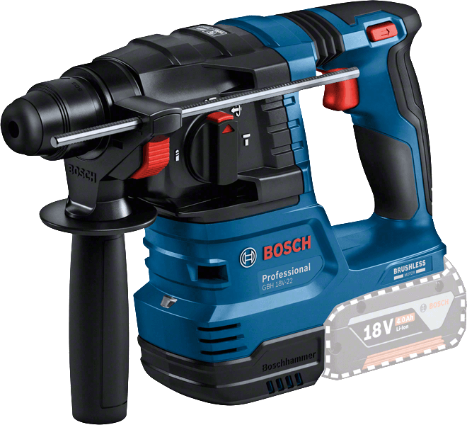 Bosch Akumulatorska elektropneumatska bušilica/čekić GBH 18V-22 X Solo, bez baterije i punjača 0611924100
