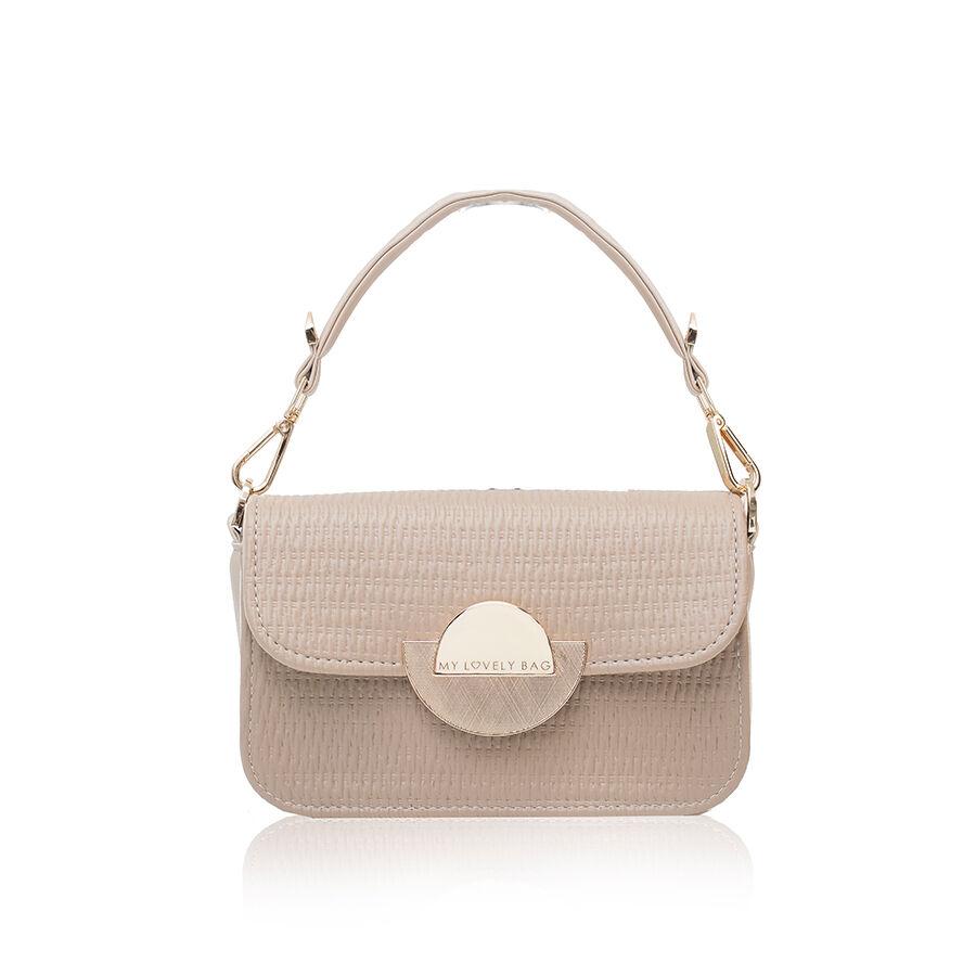 Lovely Bag Ženska torba Pia Star, Krem-zlatne boje