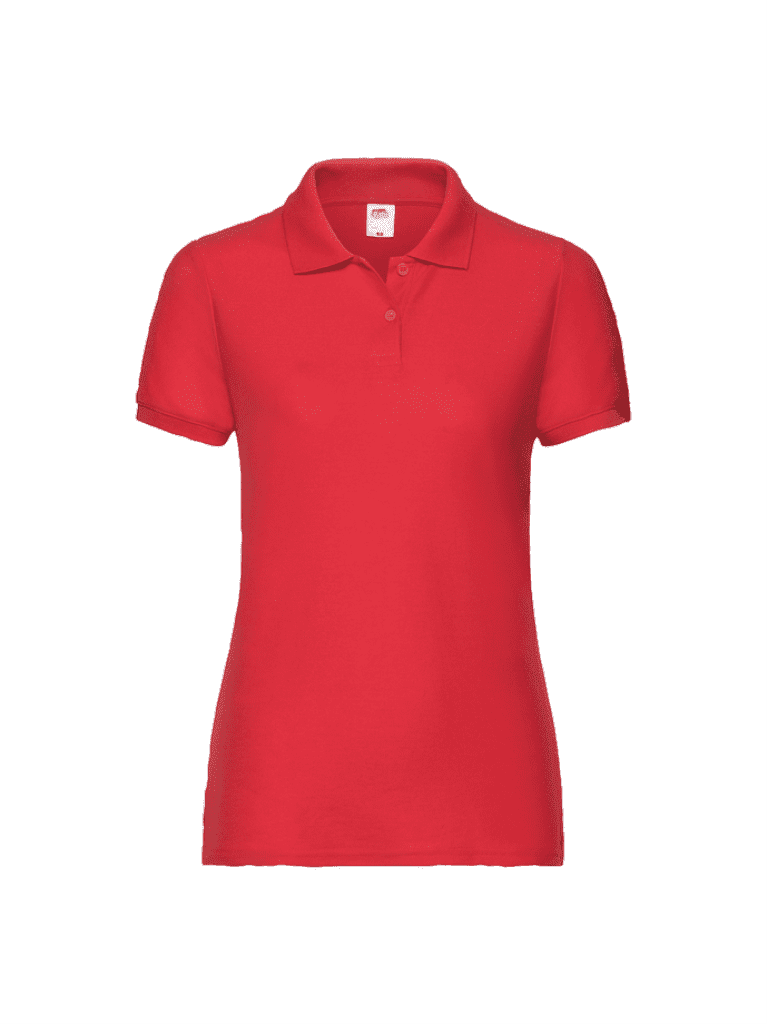 Fruit of the Loom Ženska polo majica Lady Fit, Crvena