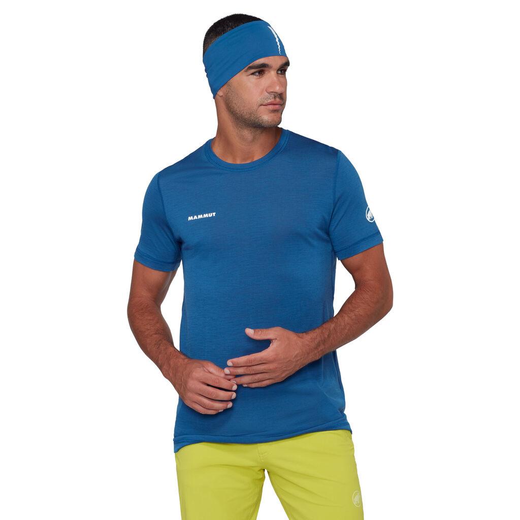 Mammut Muška sportska majica Tree Wool Fl Tschiel, Plava