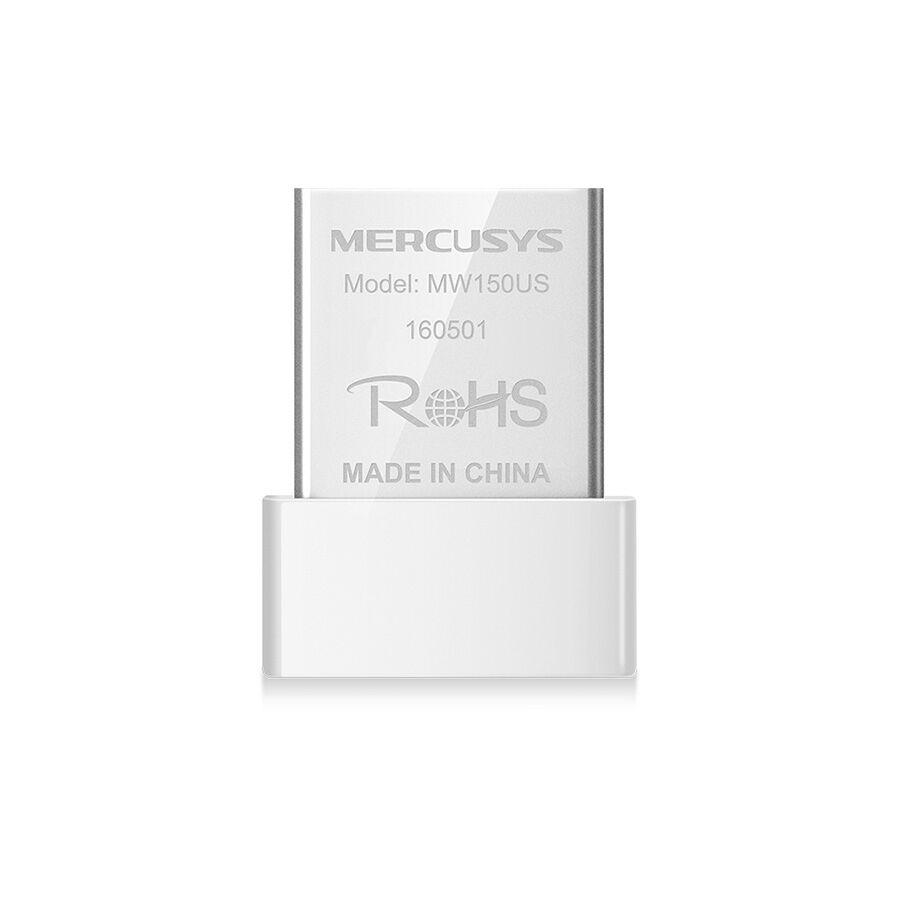 Mercusys USB WLAN Nano Adapter MW150US, Up to 150Mbps IEEE 802.11n, g, b, USB 2.0