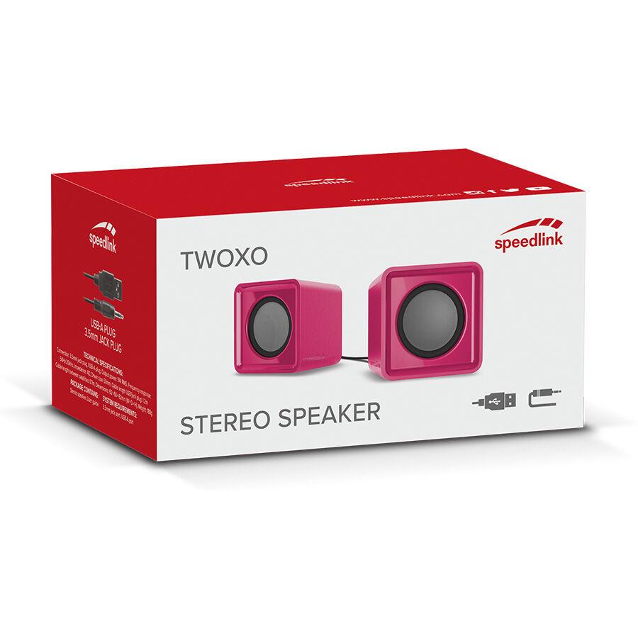 Speedlink Zvučnici 2.0 TWOXO Stereo, pink
