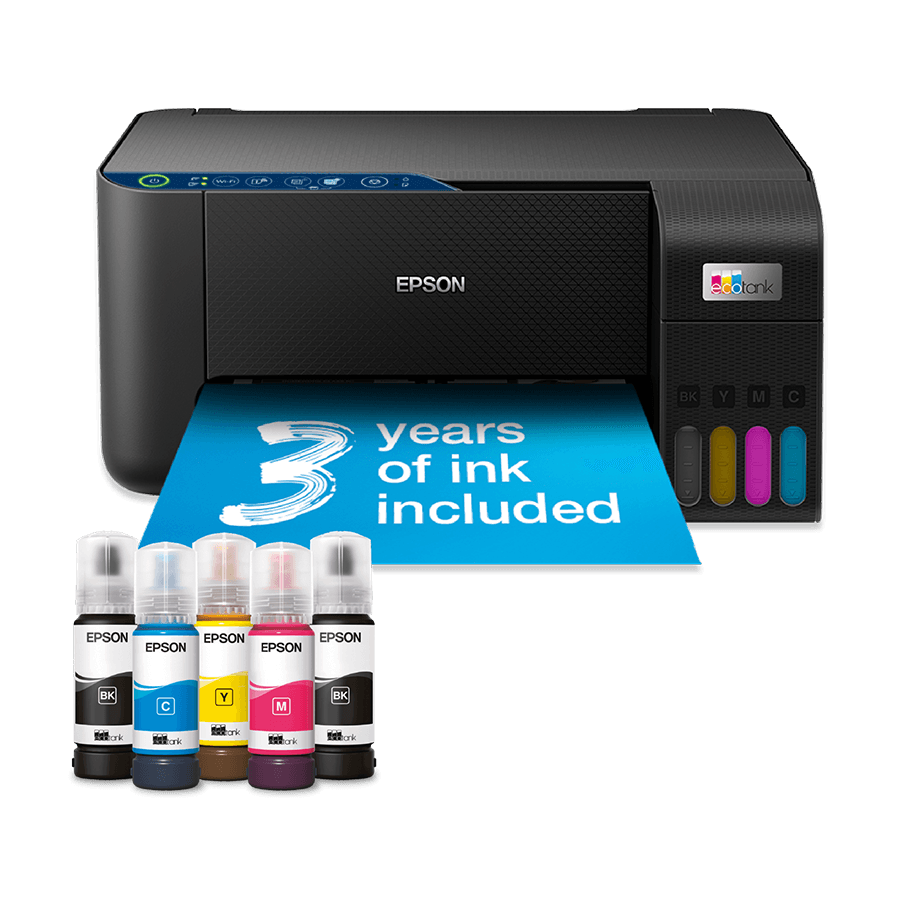 Epson Printer MFP EcoTank ITS L3271 print/scan/copy 33str/min BW. 15str/min color. rezolucija printanja 5.760 x 1.440 dpi. USB+WiFi, Wi-Fi Direct
