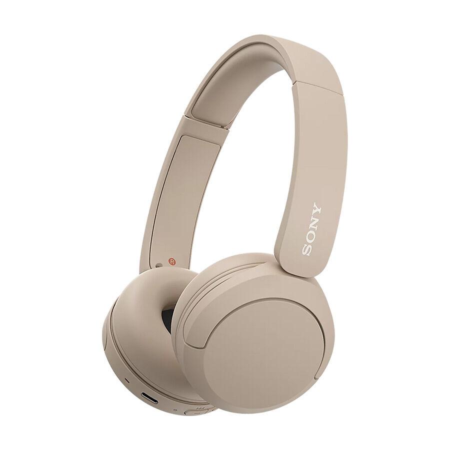 Sony Bežične slušalice CH520, 50h baterija, brzo punjenje, mikrofon, Beige