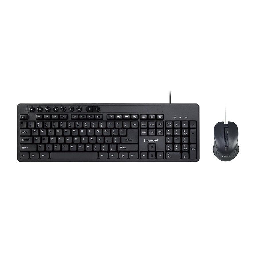 Gembird Tastatura i miš set KBS-UM-04, USB, USA layout
