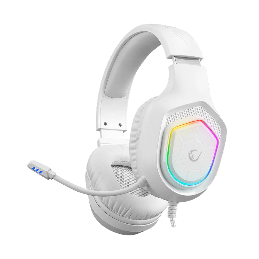 Rampage slušalice gaming RM-K90 VECTOR RGB LED, Type-C, white