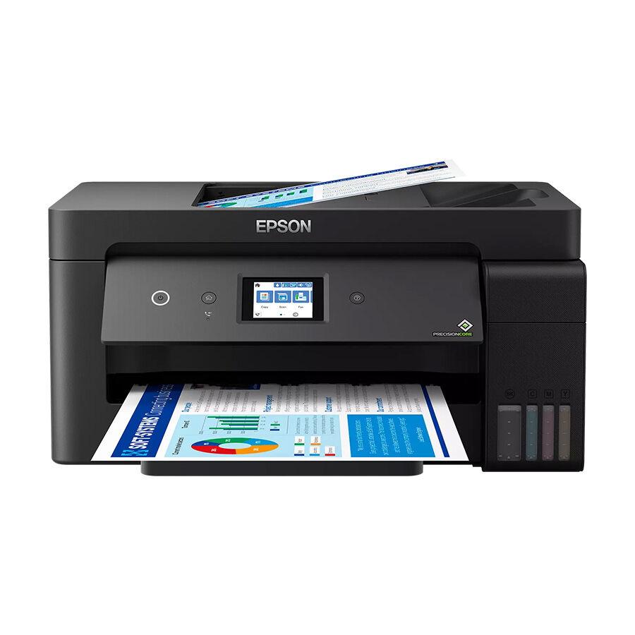 Epson Printer EcoTank MFP L14150 A3 Print/scan/copy/fax 38str/min (24str/min color). Duplex (A4). ADF. USB, LAN , WiFi, Wi-Fi Direct