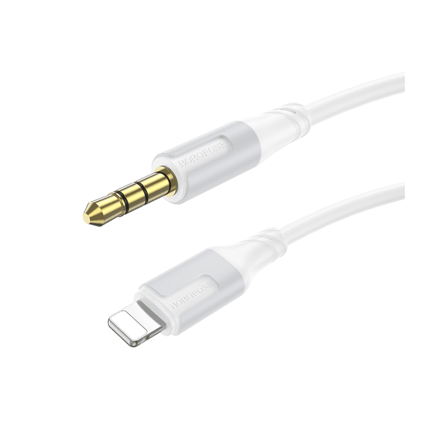 Borofone audio konverter BL19 iPhone/lightning to 3.5mm, white