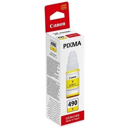 Canon Tinta GI490Y YELLOWza Canon Printer  G1400, G2400, G3400(0666C001AA)