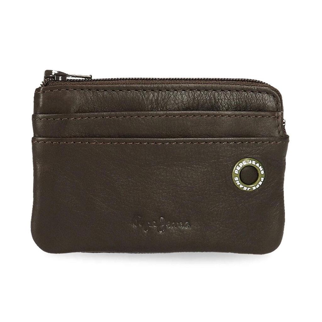 Pepe Jeans Muški kožni novčanik Badge 7370132, 11 cm, Smeđi