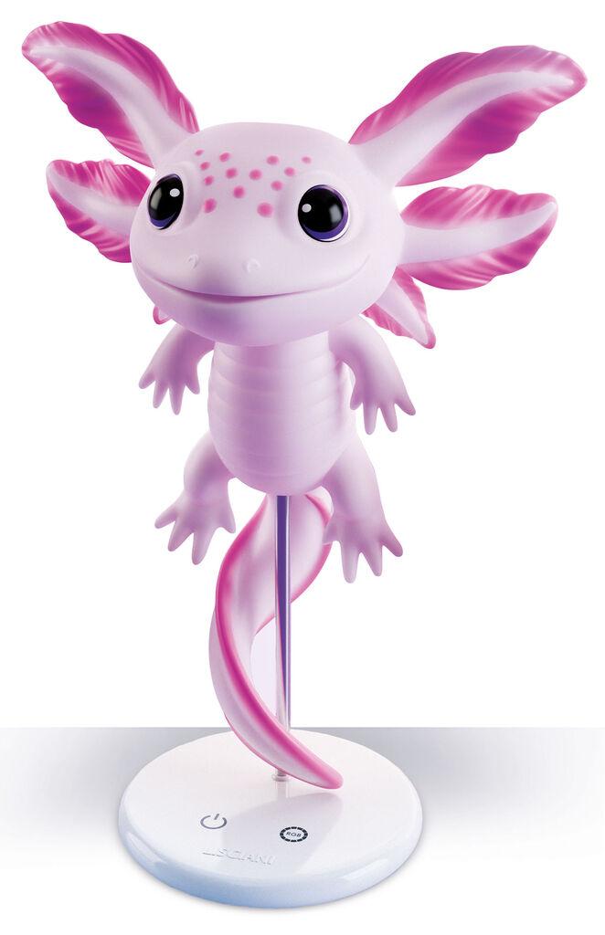 Lisciani LED lampa Rainy days Axolotl, Ljubičasta