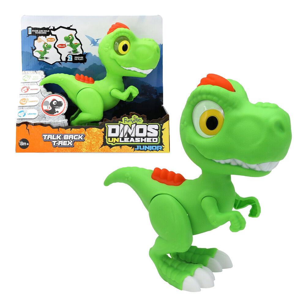 Dinos Unleashed Igračka T-rex koji govori Talkback, Zeleni