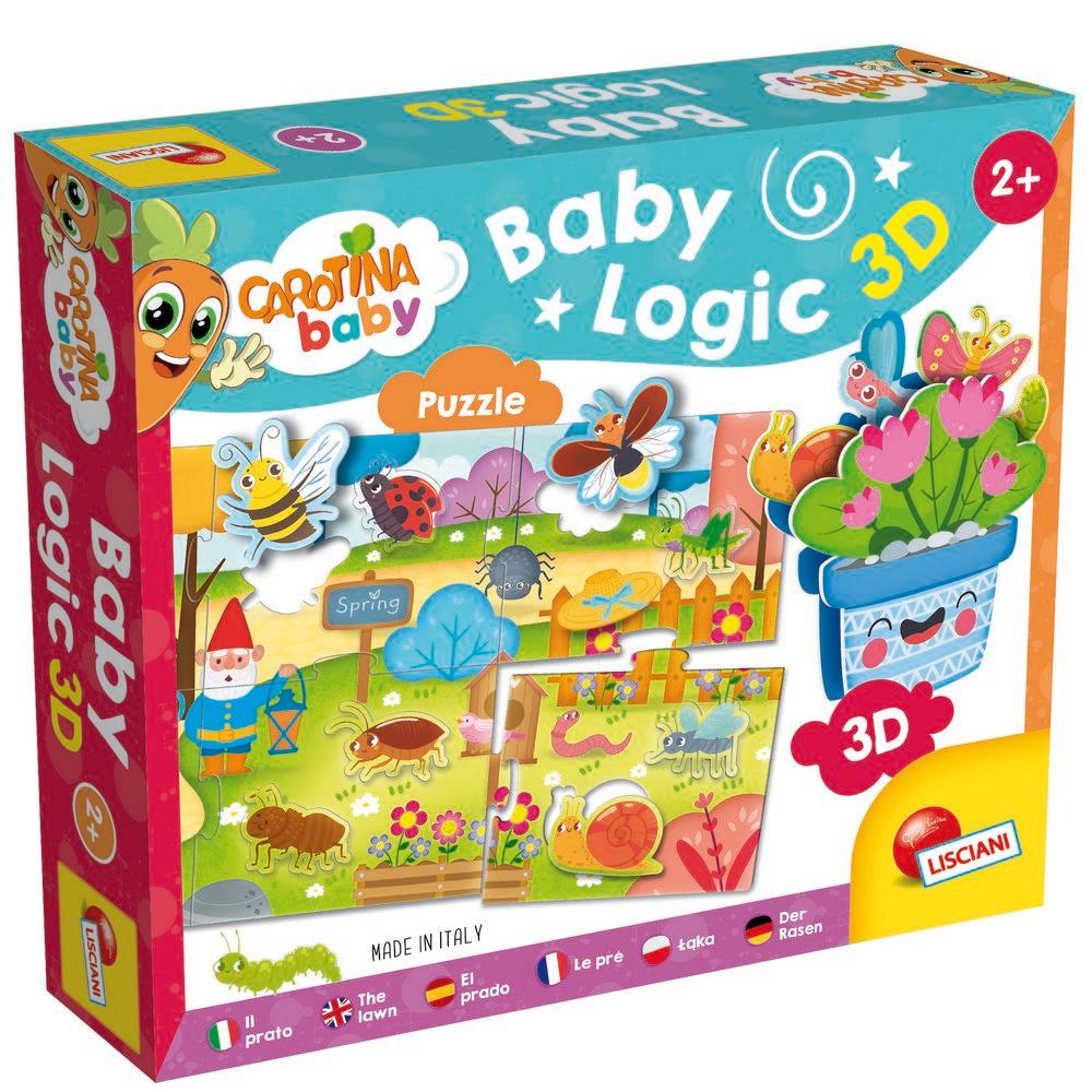 Lisciani 3D edukativna igračka za bebe Carotina baby - Proljetni vrt