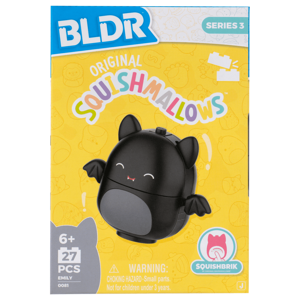 BLDR Osnovni set za slaganje Squishmallows - Emily W3, Crni