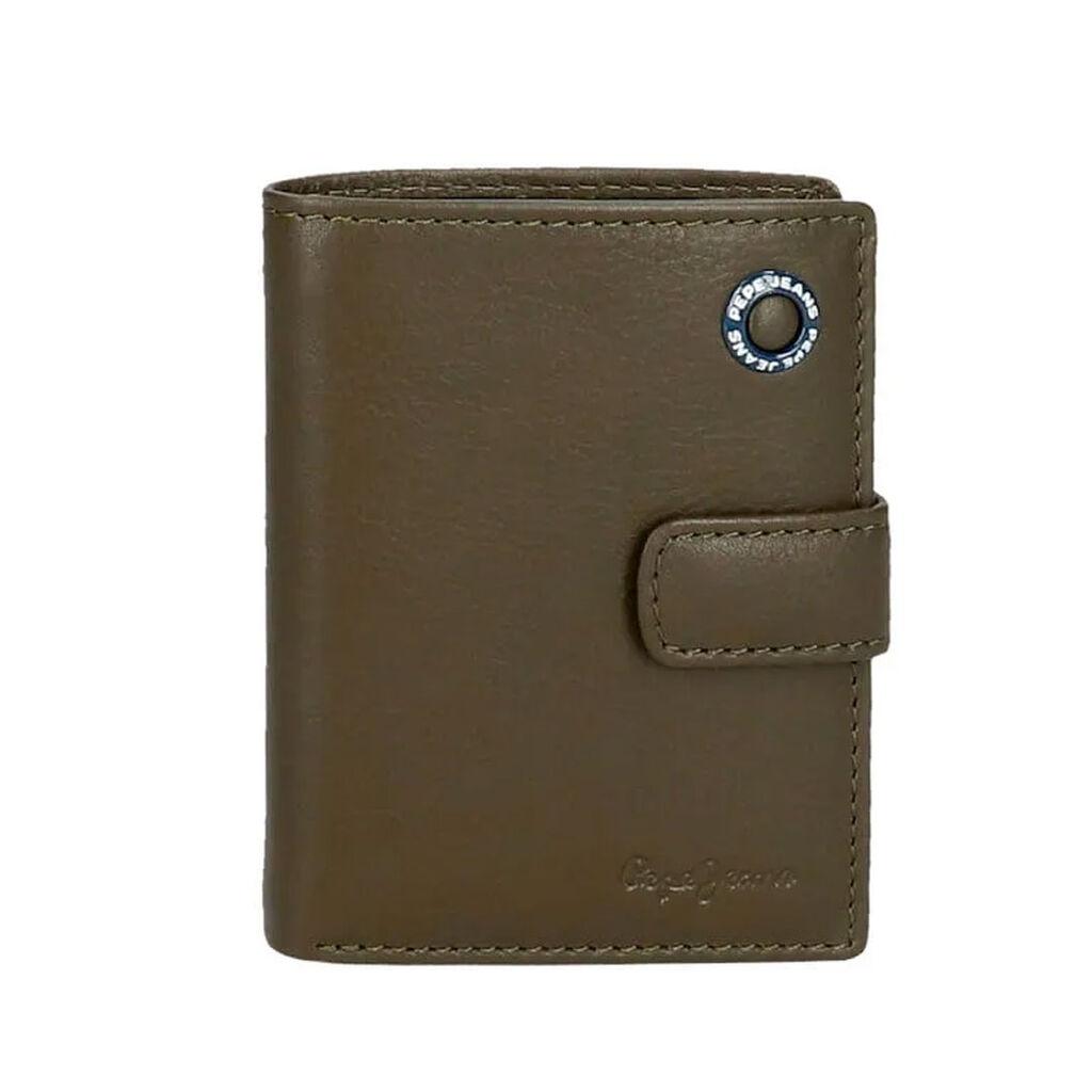 Pepe Jeans Muški kožni novčanik Badge 7371234, 10.5 cm, Kaki