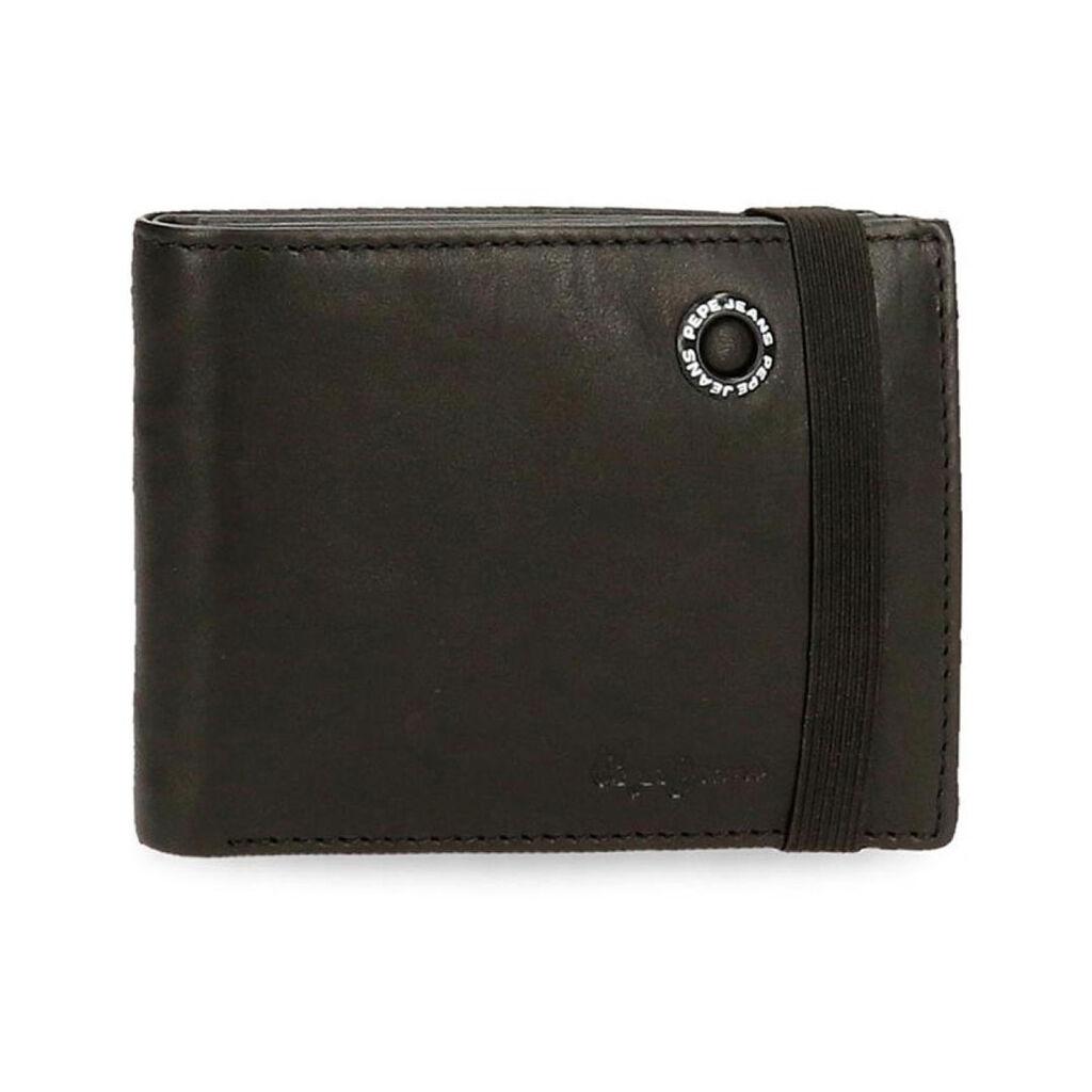 Pepe Jeans Muški kožni novčanik Badge 7373931, 11.5 cm, Crni