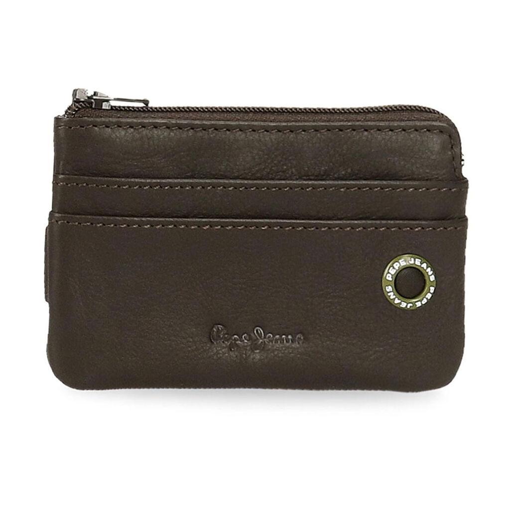 Pepe Jeans Muški kožni novčanik Badge 7370332, 11 cm, Smeđi