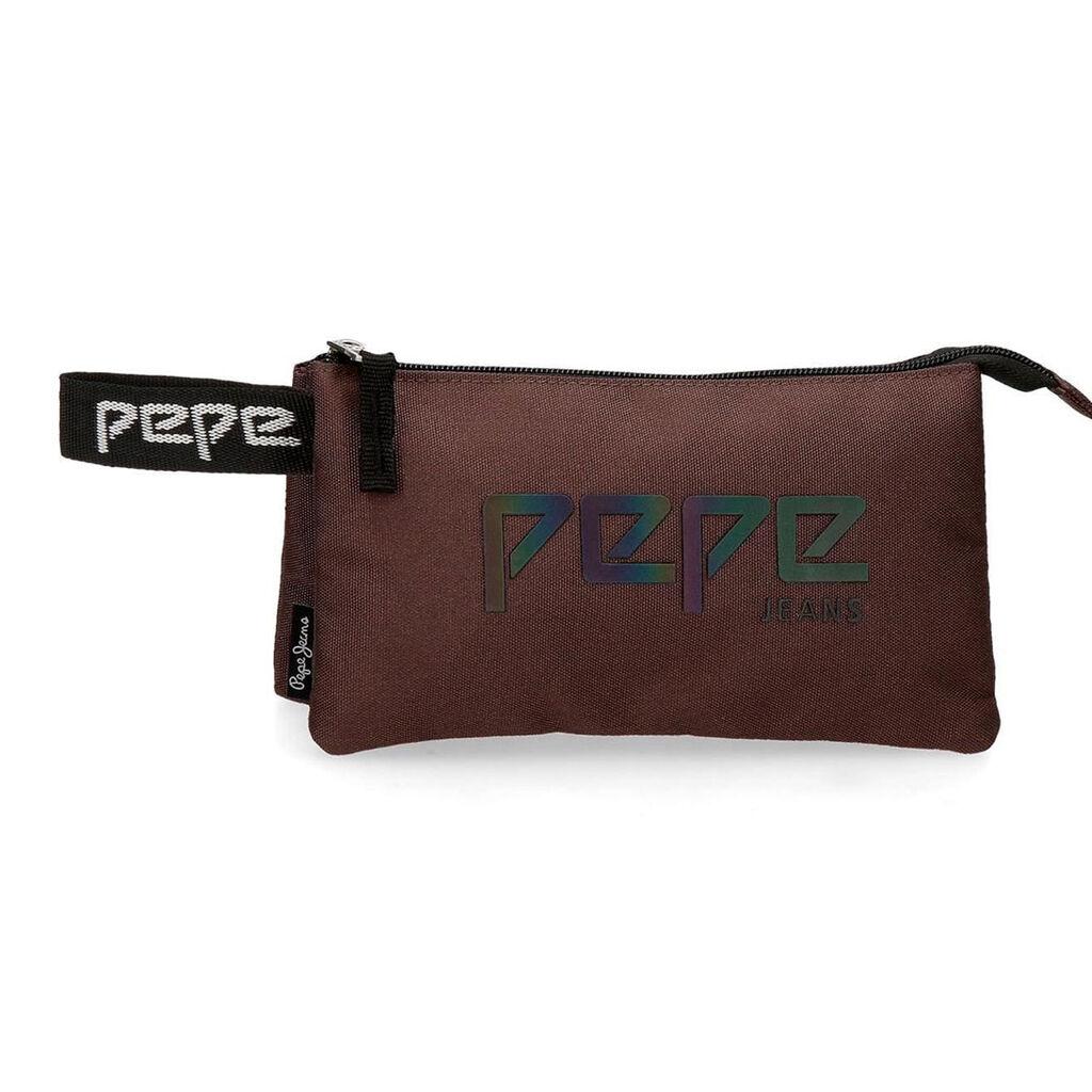 Pepe Jeans Pernica Osset 6454364, 3 odjeljka, 22 cm, Braon