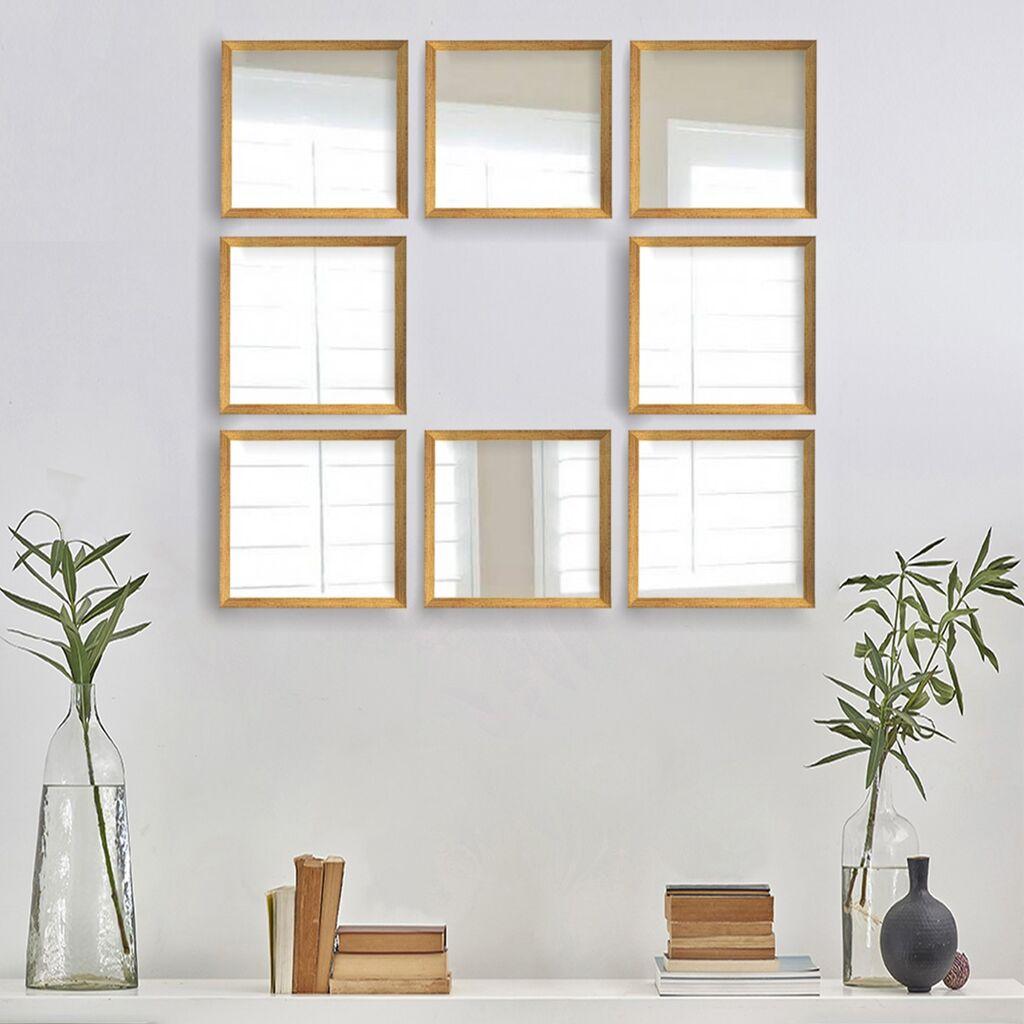 Wallity Set ogledala SETAYNA_060, Zlatna