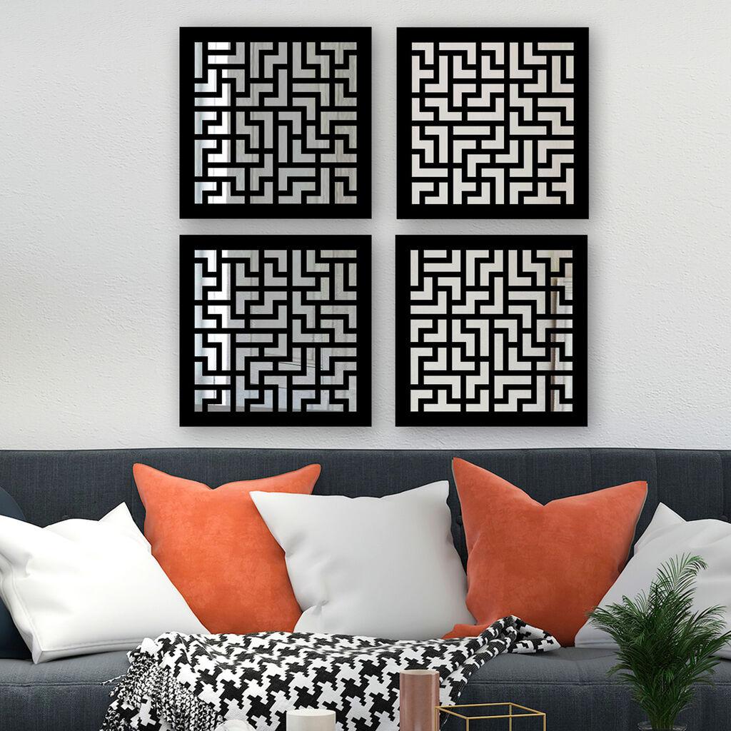 Set ogledala Wallity SYH1097260709, crna