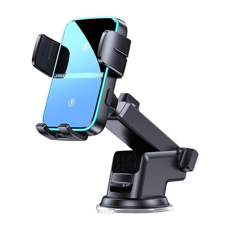 Joyroom Nosač telefona za automobil sa Qi induktivnim punjačem JR-ZS246, Crni)