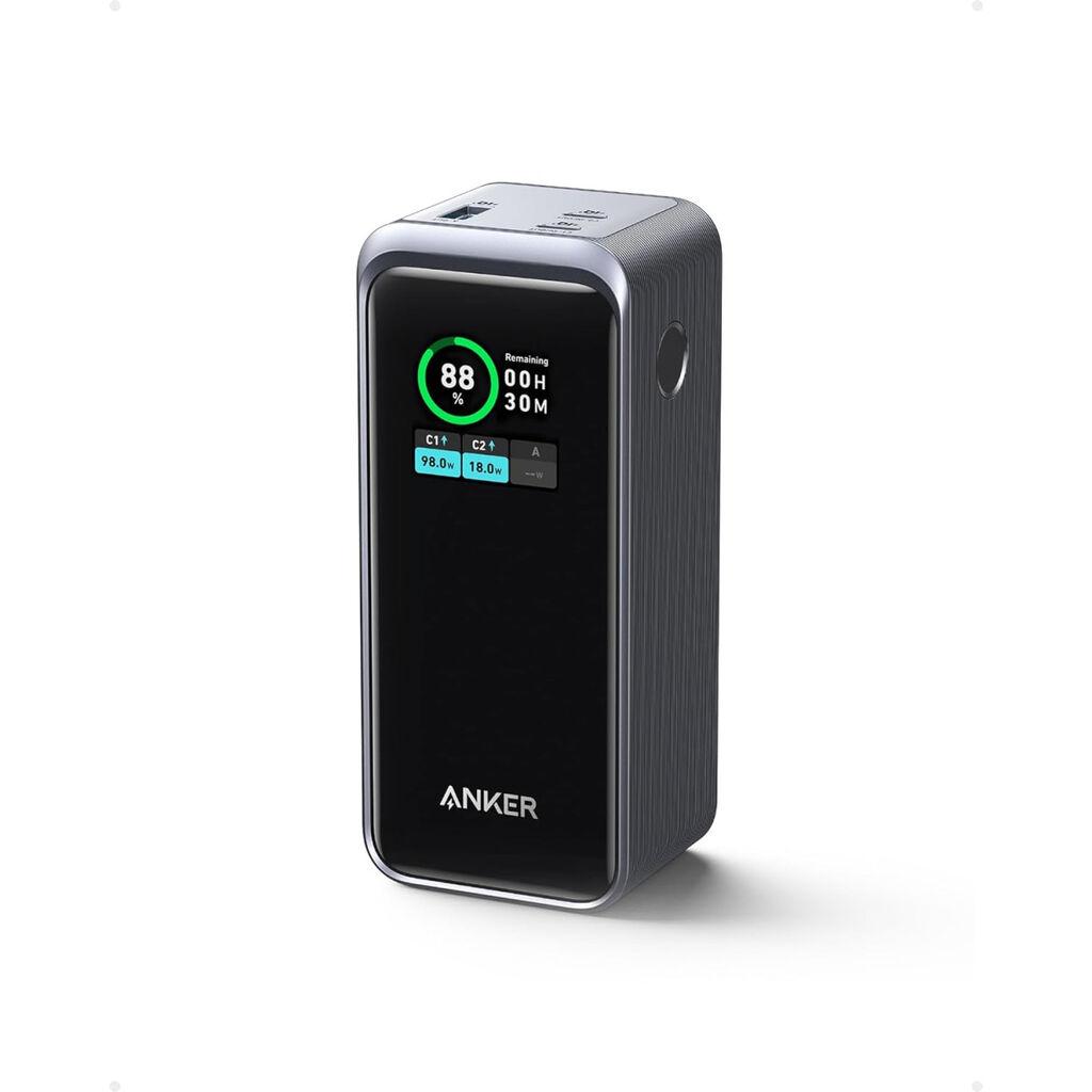 Anker Eksterna baterija Prime, 20000mAh, 200W, Crna