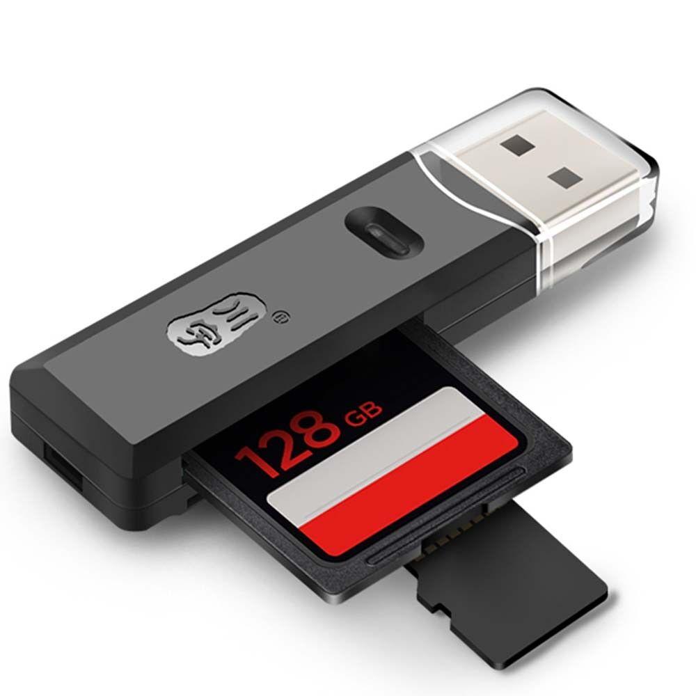 Kawau Čitač memorijskih kartica C296, USB 2.0, Crni