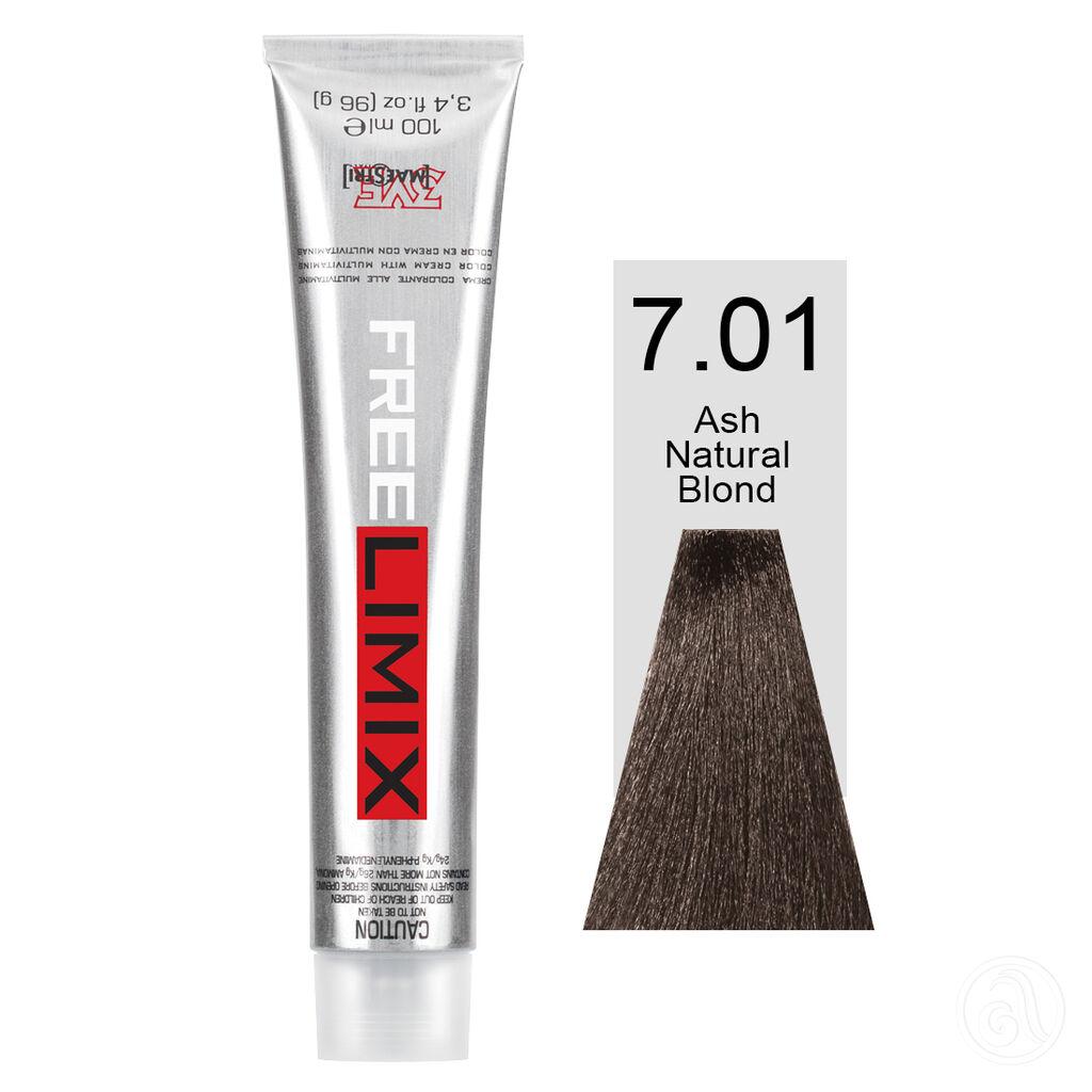 Freelimix Farba za kosu 7.01 Prirodna pepeljasto plava, 100 ml