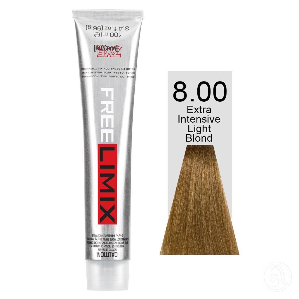 Freelimix Farba za kosu 8.00 Veoma intenzivna svijetloplava, 100 ml