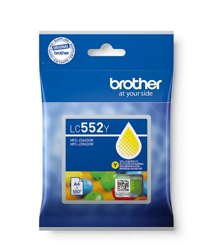 Brother Tinta LC552Y, Žuta
