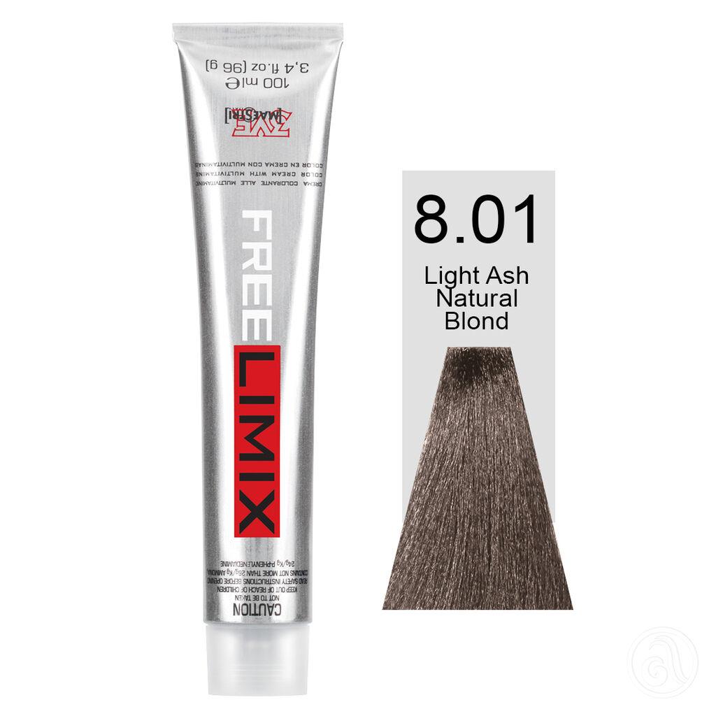 Freelimix Farba za kosu 8.01 Svijetla prirodna pepeljasto plava, 100 ml