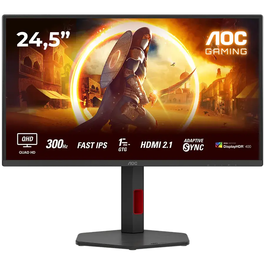 AOC Gaming monitor Q25G4SR 25", 300 Hz, Crni