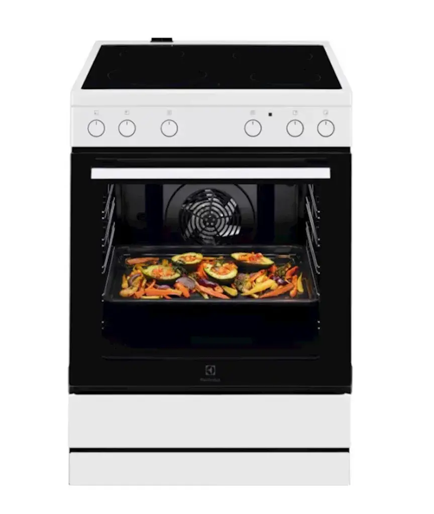 Electrolux Električni šporet LKR62001CW, 9300W, 73L, Bijeli