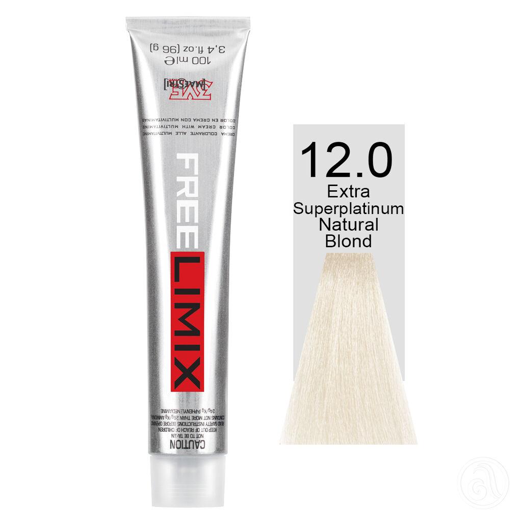 Freelimix Farba za kosu 12.0 Prirodna veoma svijetla platinasto plava, 100 ml
