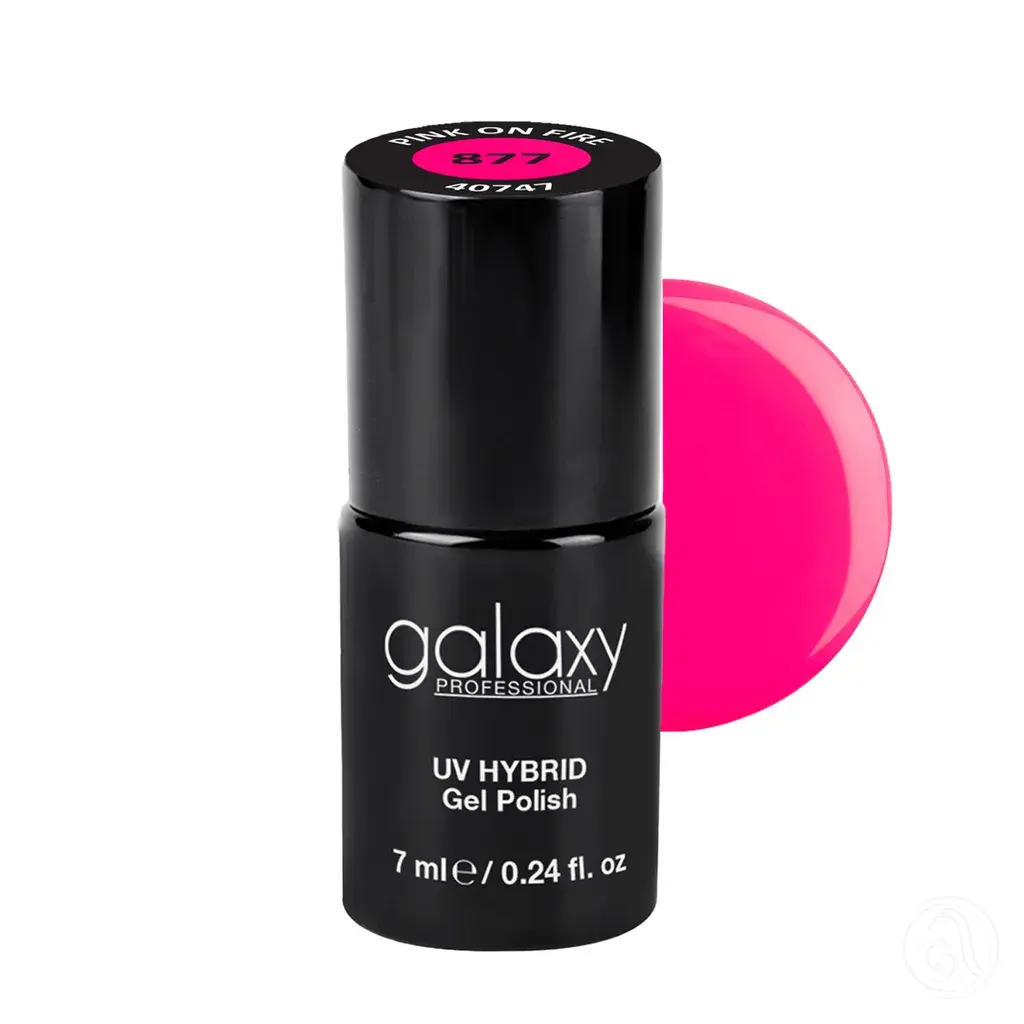 Galaxy Professional Trajni lak za nokte 877 Pink On Fire