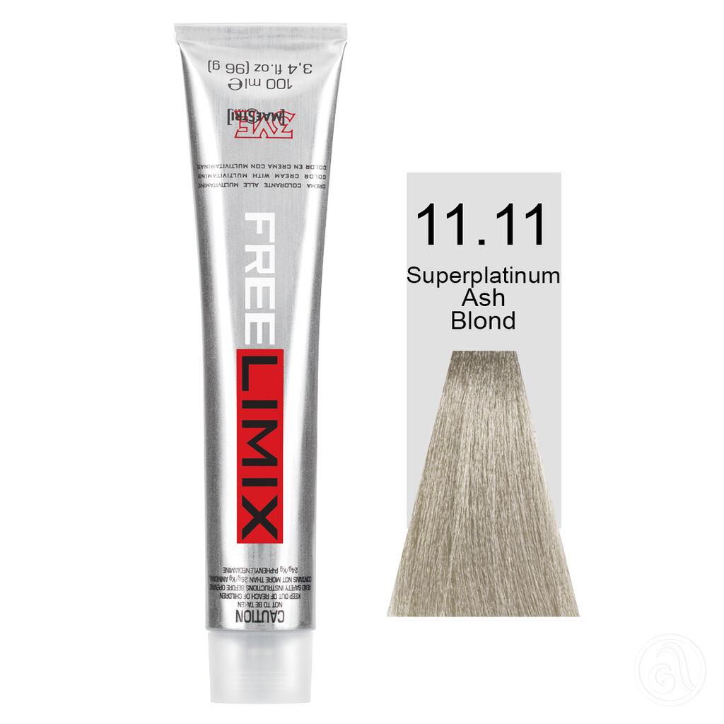 Freelimix Farba za kosu 11.11 Svijetla platinasto pepeljasto plava, 100 ml