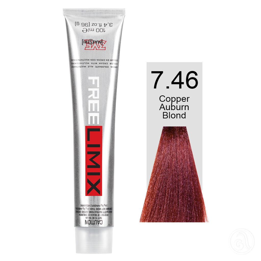 Freelimix Farba za kosu 7.46 Bakarno crveno plava, 100 ml