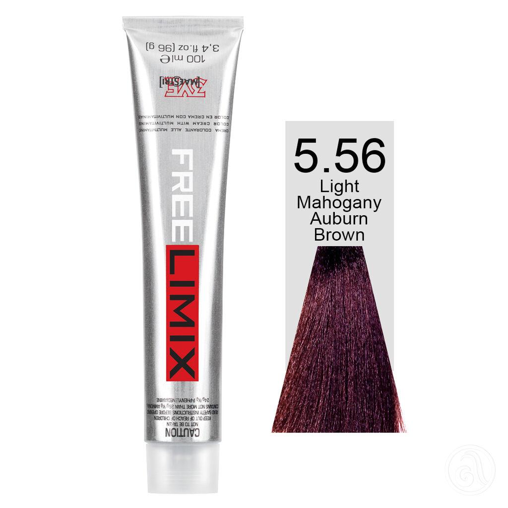 Freelimix Farba za kosu 5.56 Svijetla mahagoni smeđe-crvena, 100 ml