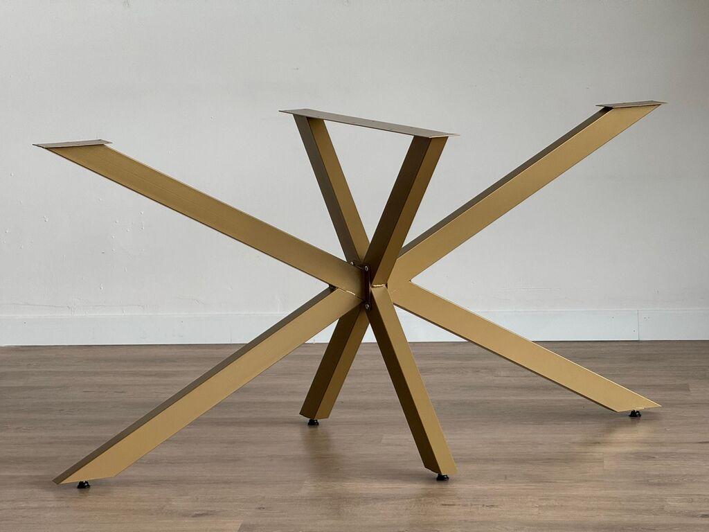 Hanah Home Nogari za sto Ahtapot, 150x71x78 cm, Zlatne boje