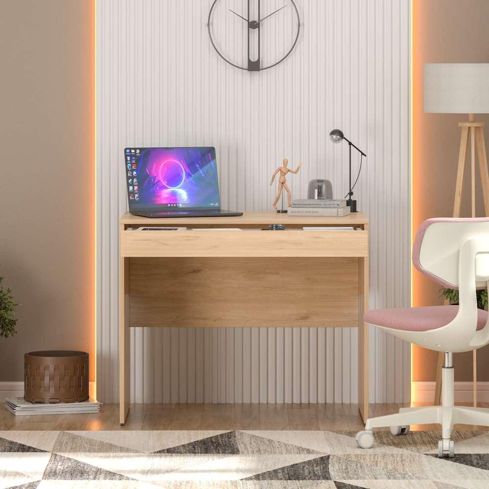 Hanah kućni radni sto Cekmeceli, 90x75x55 cm, boja hrasta