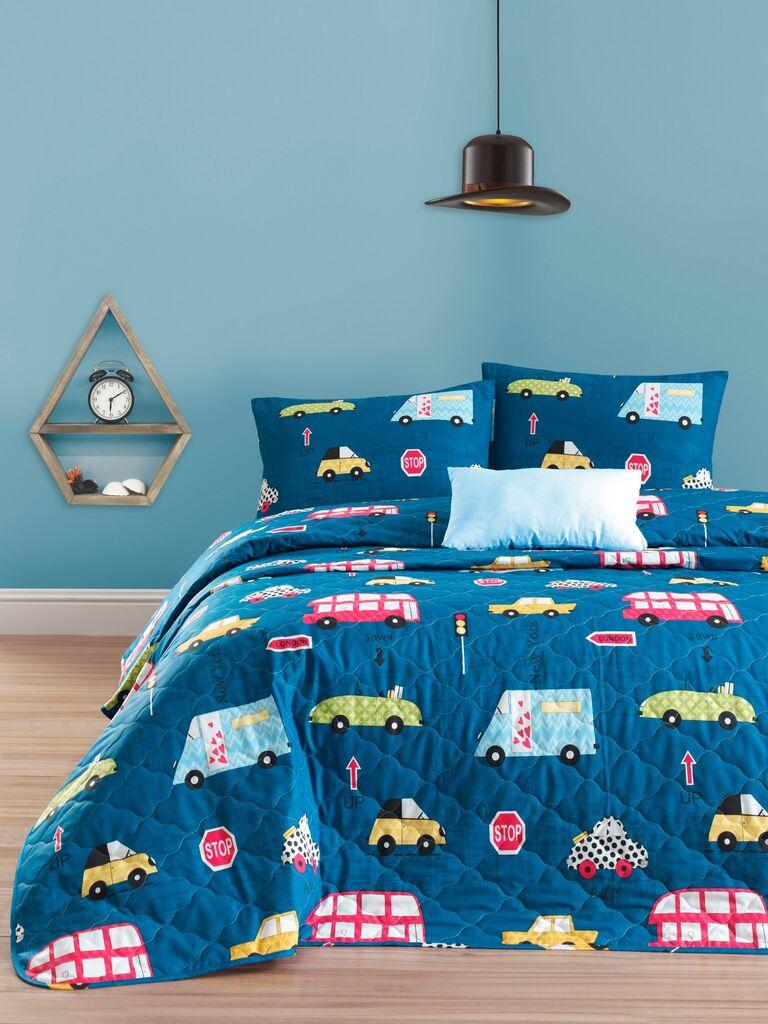 L'essentiel Maison Prekrivač za krevet Paula, 200x250 cm, Plavi