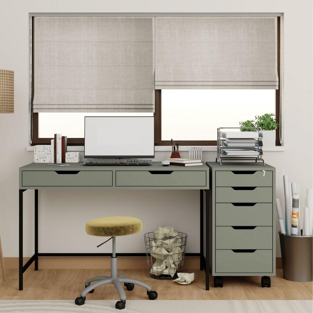 Hanah kućni radni sto 1600-77, 160x73.8x60 cm, maslinastozelena