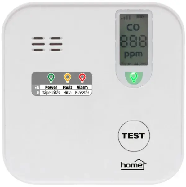 Pametni kućni alarm za ugljični monoksid, prema EN 50291-1, CO10SMART