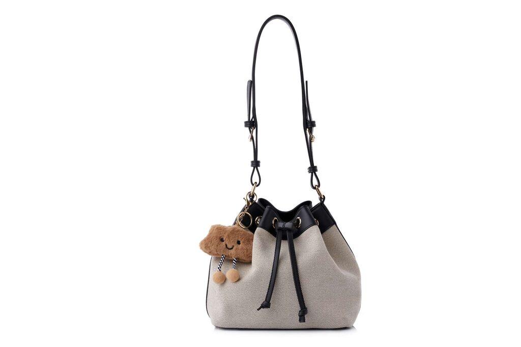 Ženska torba Lucky Bees Vera, krem ​​boje