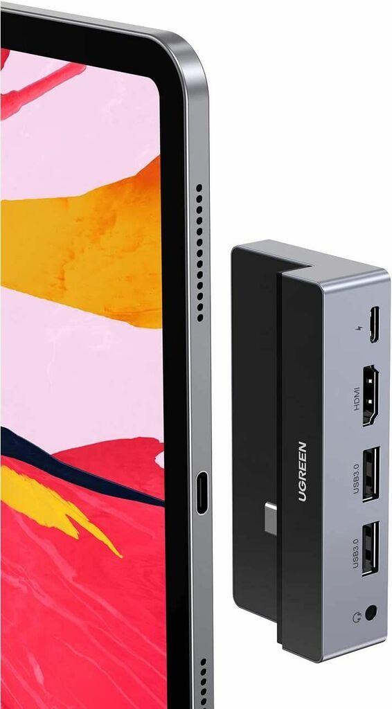 UGreen Adapter USB-C na 2xUSB 3.0+HDMI+3.5mm+PD iPad pretvarač