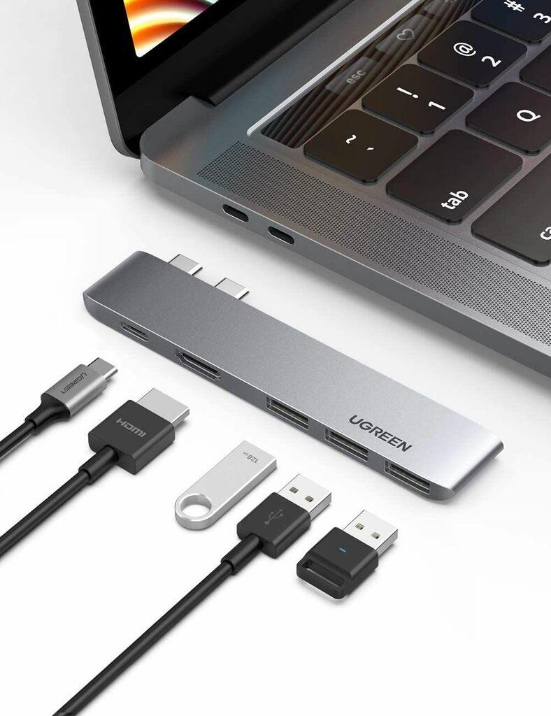 UGreen USB-C Hub za MacBook, HDMI, USB-C, 2x USB 3.0