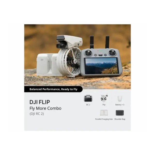 DJI Drone Flip Fly More Combo, RC2