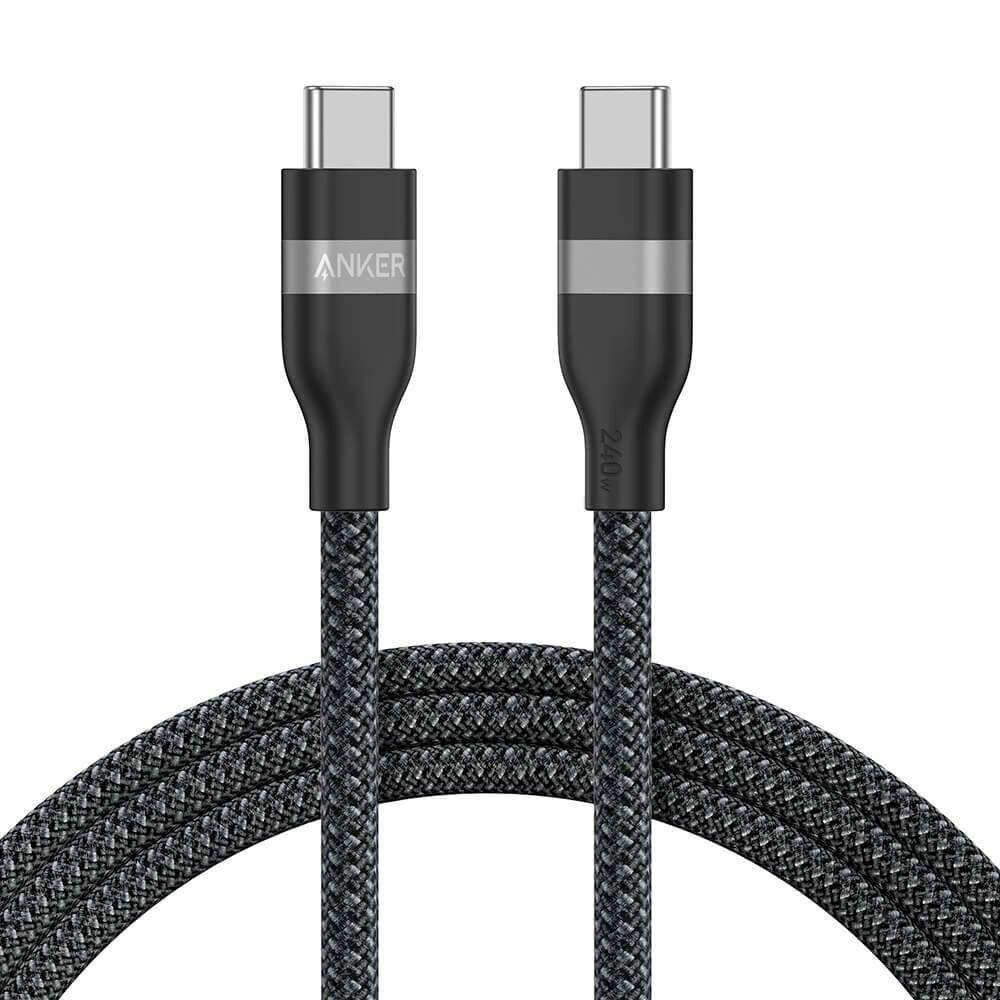 Anker Pleteni kabl USB-C na USB-C, 240W, 0.9m, Crni