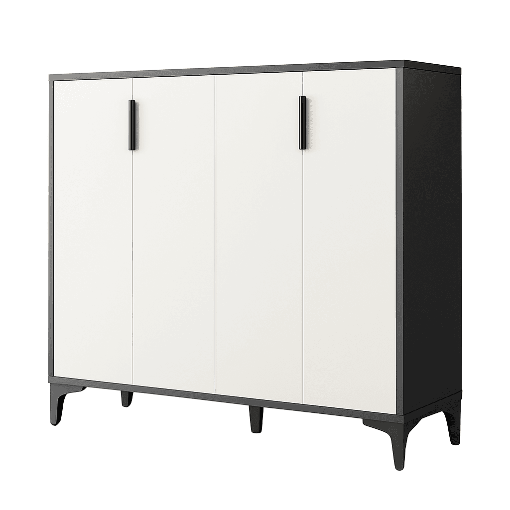 Giga Cipelarnik Cassai, 120x32cm, Bijelo-sivi