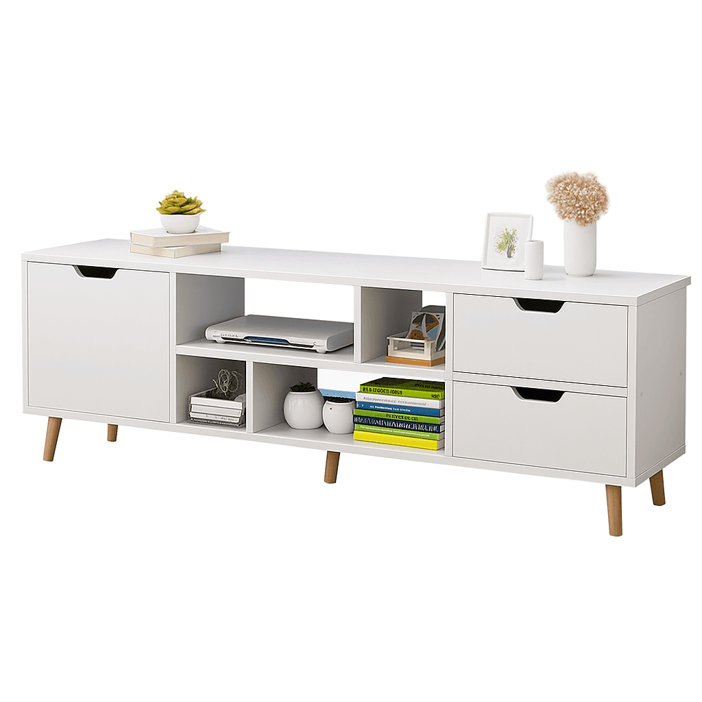 Giga TV komoda Canopia, 140cm, Bijela